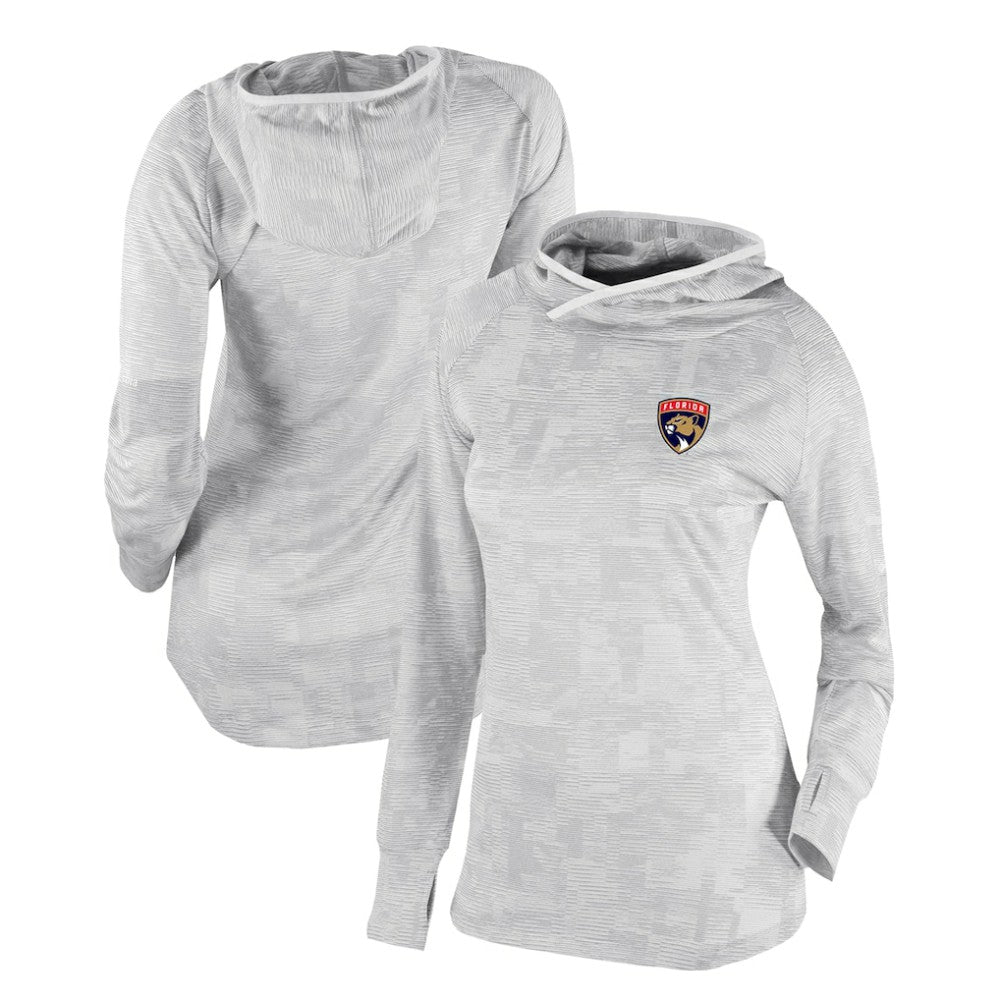 Florida Panthers Columbia Women's Omni-Wick Sunday Ball Pullover Hoodie - White - NHL