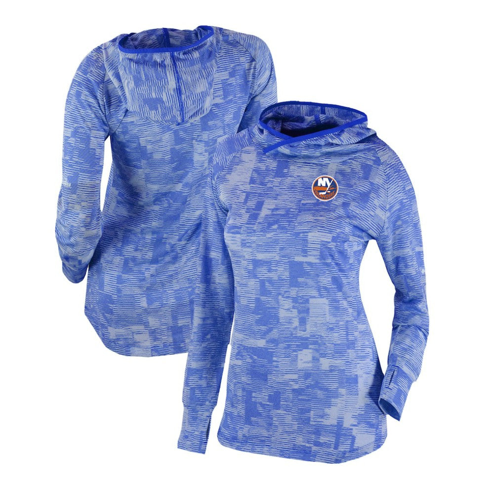 New York Islanders Columbia Women's Omni-Wick Sunday Ball Pullover Hoodie - Blue - NHL
