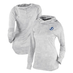 Tampa Bay Lightning Columbia Women's Omni-Wick Sunday Ball Pullover Hoodie - White - NHL