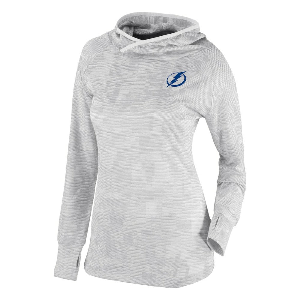Tampa Bay Lightning Columbia Women's Omni-Wick Sunday Ball Pullover Hoodie - White - NHL