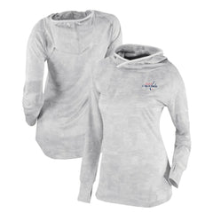 Washington Capitals Columbia Women's Omni-Wick Sunday Ball Pullover Hoodie - White - NHL