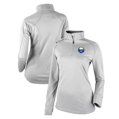 Buffalo Sabres Columbia Women's Omni-Wick Shotgun 2.0 Quarter-Zip Pullover Top - White - NHL