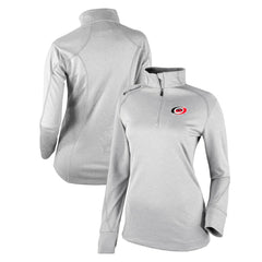 Carolina Hurricanes Columbia Women's Omni-Wick Shotgun 2.0 Quarter-Zip Pullover Top - White - NHL