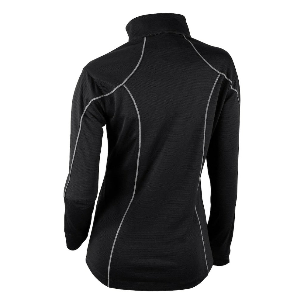 Chicago Blackhawks Columbia Women's Omni-Wick Shotgun 2.0 Quarter-Zip Pullover Top - Black - NHL