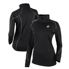 Dallas Stars Columbia Women's Omni-Wick Shotgun 2.0 Quarter-Zip Pullover Top - Black - NHL
