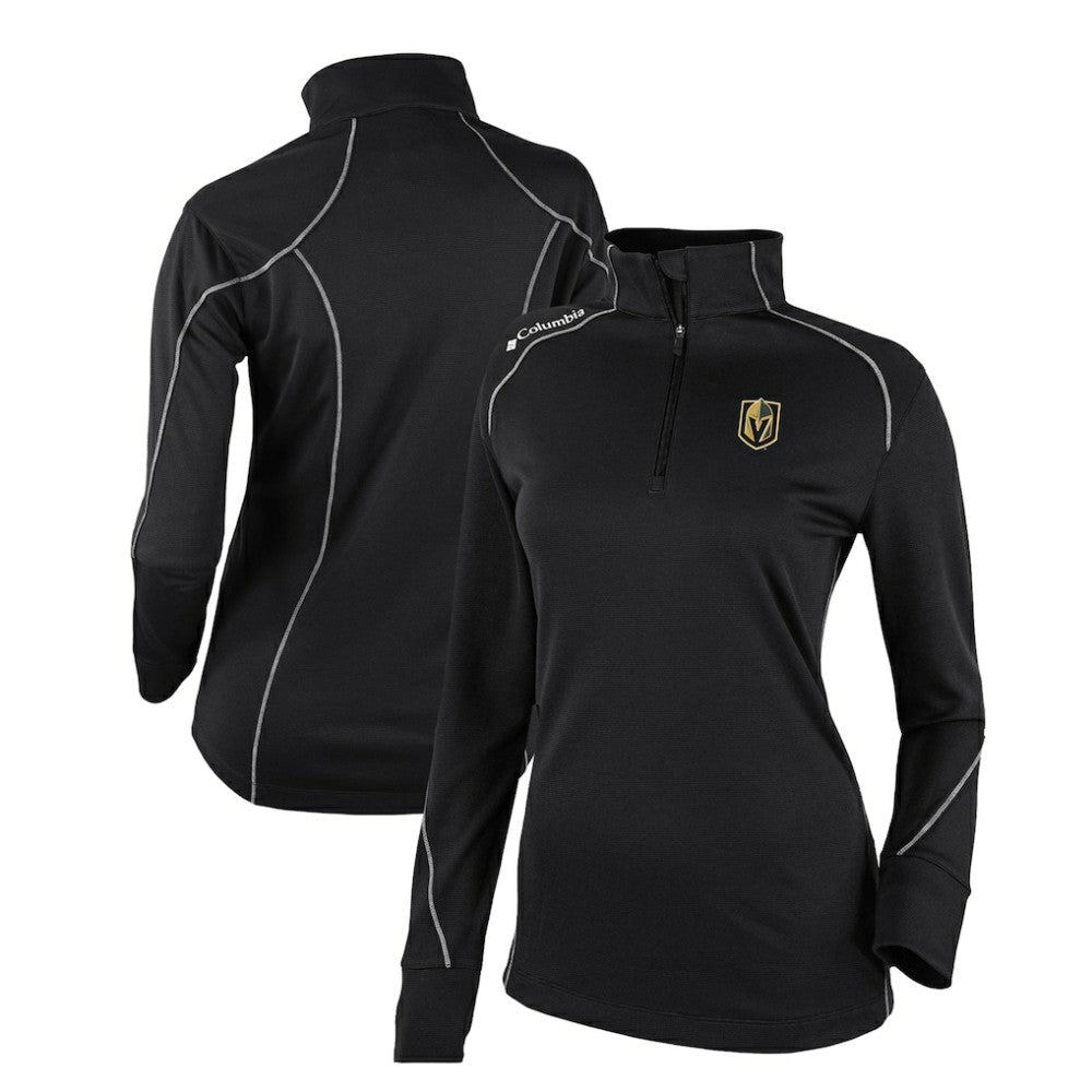 Vegas Golden Knights Columbia Women's Omni-Wick Shotgun 2.0 Quarter-Zip Pullover Top - Black - NHL