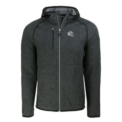 Indianapolis Colts Cutter & Buck Helmet Mainsail Sweater-Knit Full-Zip Hoodie Heather Charcoal | NFL