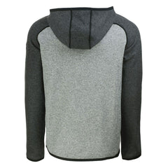 Pittsburgh Steelers Cutter & Buck Helmet Mainsail Sweater-Knit Full-Zip Hoodie Heather Gray/Heather Charcoal | NFL