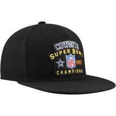 Dallas Cowboys 1992 NFL Super Bowl Champions Snapback Hat Black | Mitchell & Ness