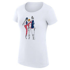 Atlanta Braves G-III 4Her by Carl Banks Women's Super-Slim Fit Lightweight Baseball Girls T-Shirt - MLB