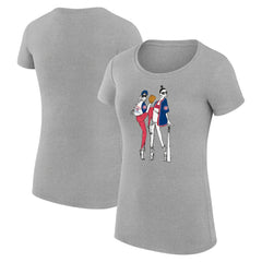 Chicago Cubs G-III 4Her by Carl Banks Women's Super-Slim Fit Lightweight Baseball Girls T-Shirt - MLB