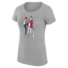 Washington Nationals G-III 4Her by Carl Banks Women's Super-Slim Fit Lightweight Baseball Girls T-Shirt - MLB