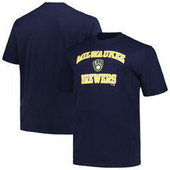 Milwaukee Brewers Profile Big & Tall Heart & Soul T-Shirt - MLB