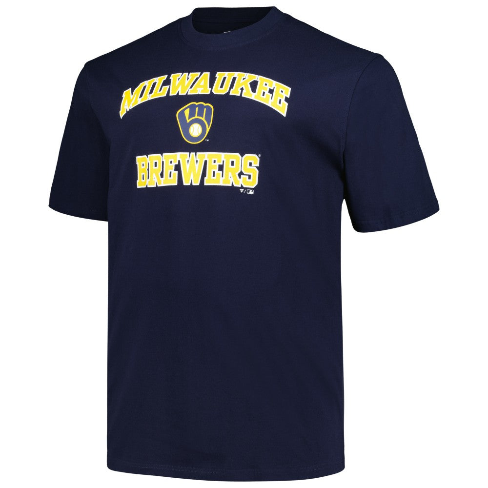 Milwaukee Brewers Profile Big & Tall Heart & Soul T-Shirt - MLB