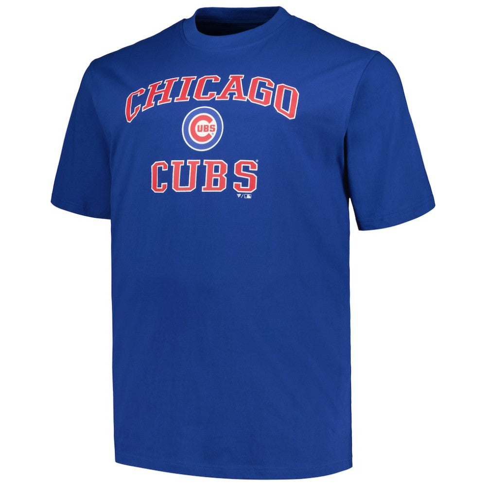 Chicago Cubs Profile Big & Tall Heart & Soul T-Shirt - MLB