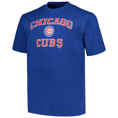 Chicago Cubs Profile Big & Tall Heart & Soul T-Shirt - MLB