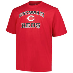 Cincinnati Reds Profile Big & Tall Heart & Soul T-Shirt - MLB