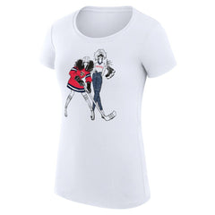 Florida Panthers G-III 4Her by Carl Banks Women's Super-Slim Fit Lightweight Hockey Girls T-Shirt - White - NHL