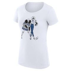 Tampa Bay Lightning G-III 4Her by Carl Banks Women's Super-Slim Fit Lightweight Hockey Girls T-Shirt - White - NHL