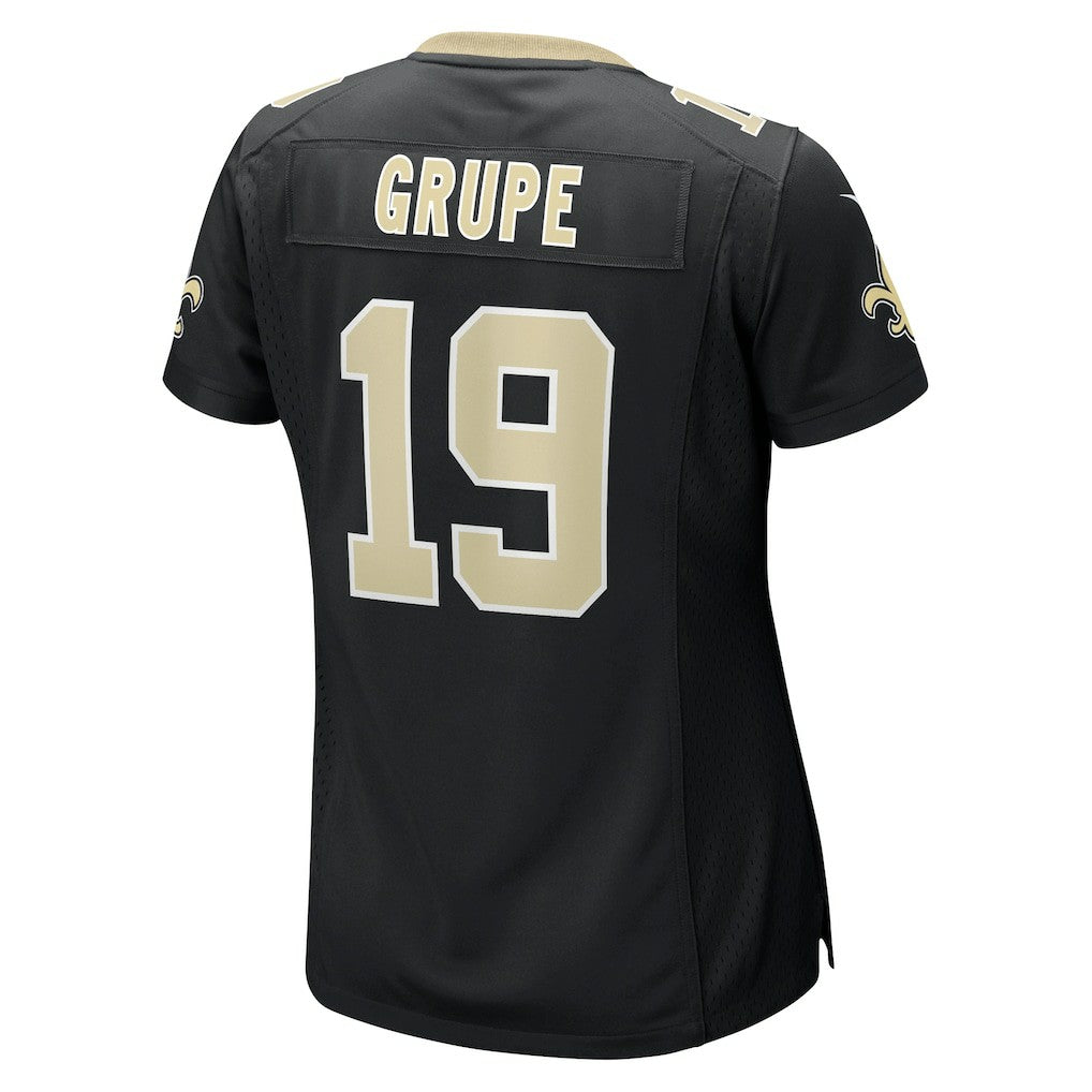 Blake Grupe New Orleans Saints Women's Team Game Jersey Black | Nike for Sale
