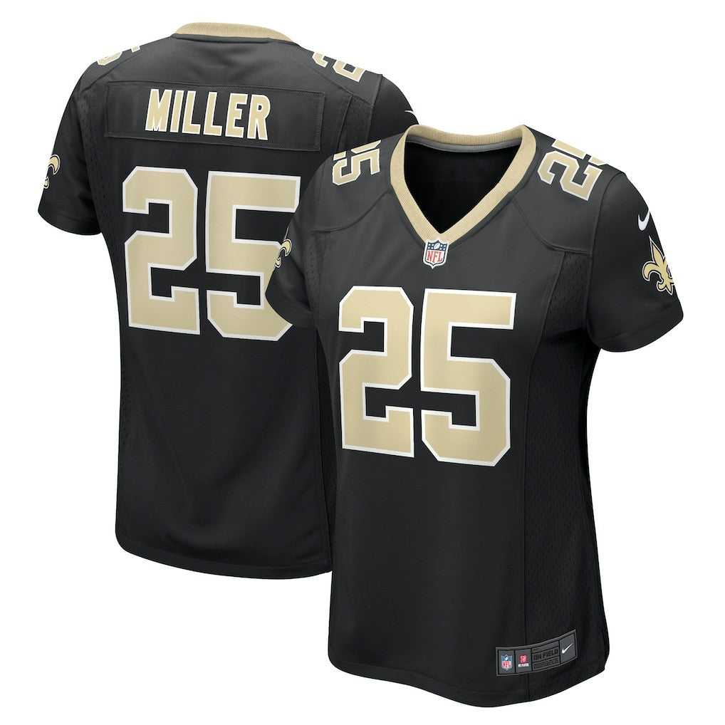 Kendre Miller New Orleans Saints Women's Team Game Jersey Black | Nike for Sale