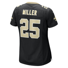 Kendre Miller New Orleans Saints Women's Team Game Jersey Black | Nike for Sale
