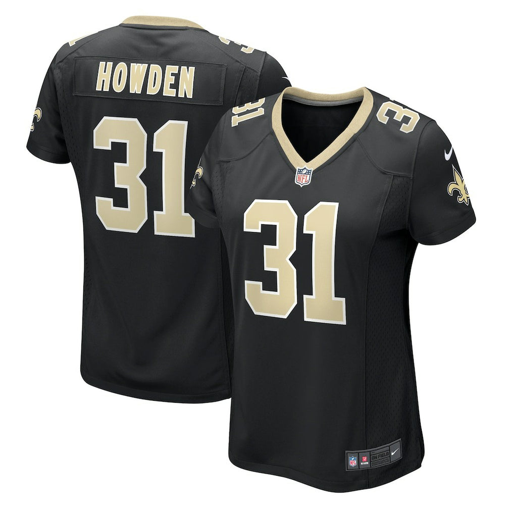 Jordan Howden New Orleans Saints Women's Team Game Jersey Black | Nike for Sale
