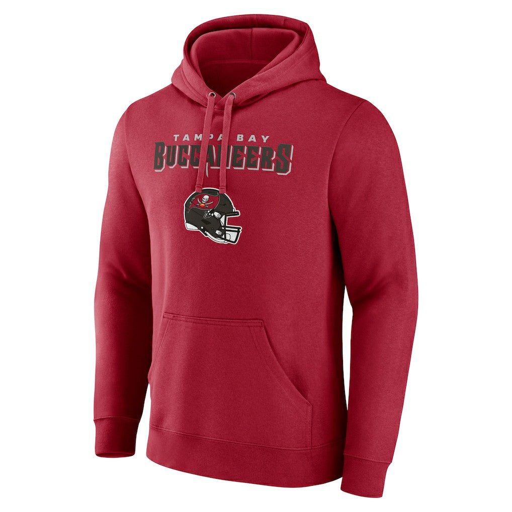 Baker Mayfield Tampa Bay Buccaneers Team Wordmark Player Name & Number Pullover Hoodie Red | NFL