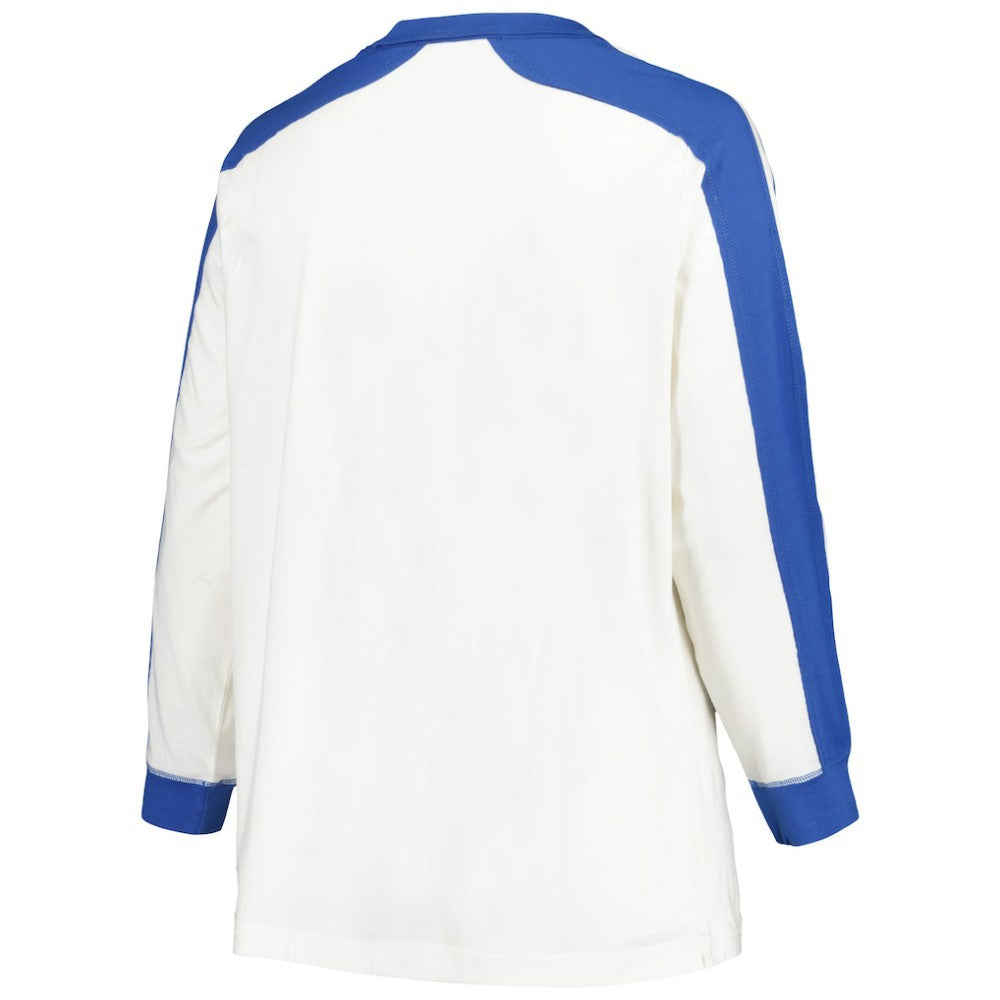 Atlanta Braves '47 Women's Plus Size Caribou Raglan Long Sleeve T-Shirt - MLB