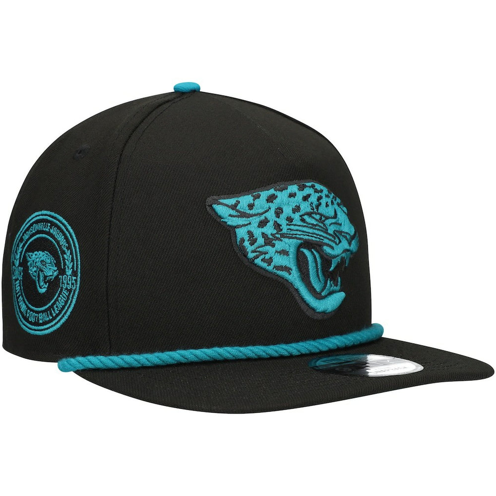 Jacksonville Jaguars New Era Captain Snapback Hat Black | NFL