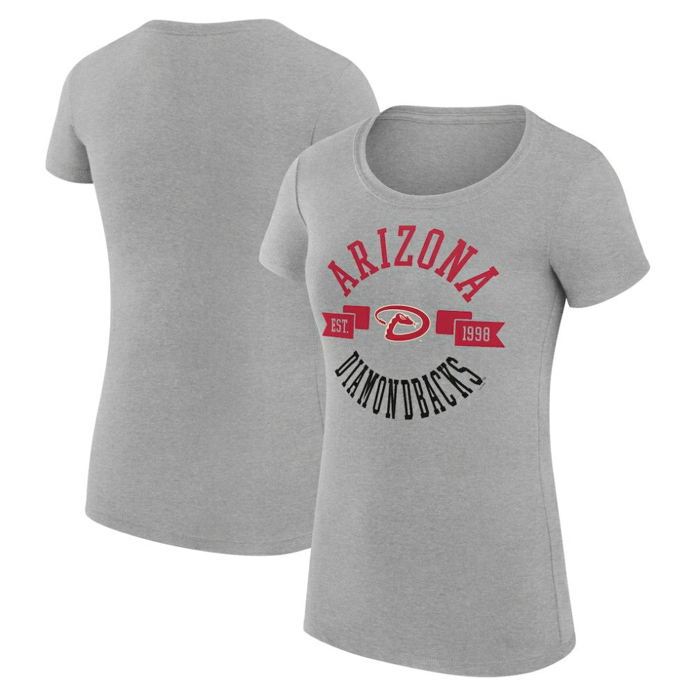 Arizona Diamondbacks G-III 4Her by Carl Banks Women's Super-Slim Fit Lightweight City Graphic T-Shirt - MLB