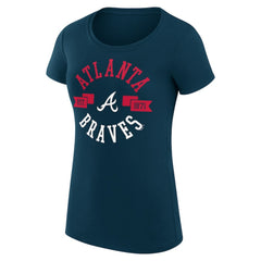 Atlanta Braves G-III 4Her by Carl Banks Women's Super-Slim Fit Lightweight City Graphic T-Shirt - MLB