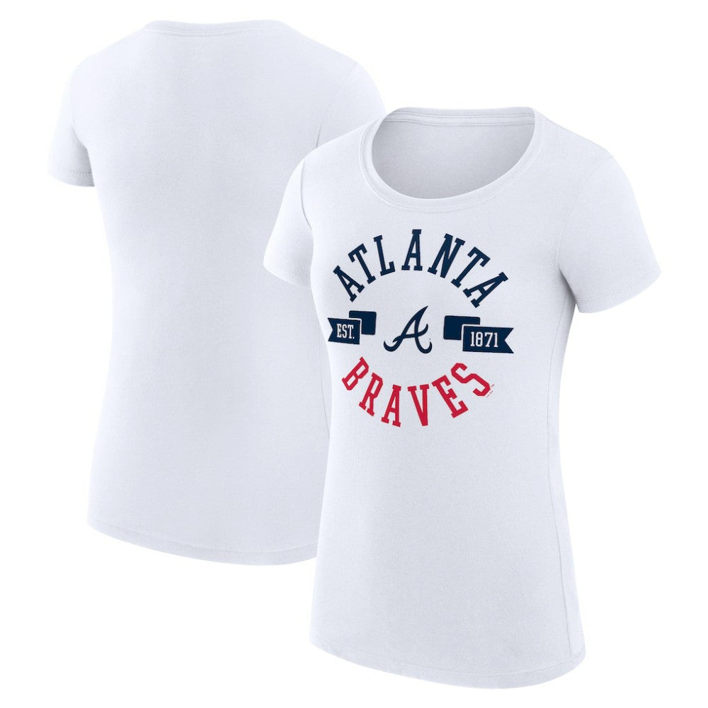 Atlanta Braves G-III 4Her by Carl Banks Women's Super-Slim Fit Lightweight City Graphic T-Shirt - MLB