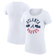 Atlanta Braves G-III 4Her by Carl Banks Women's Super-Slim Fit Lightweight City Graphic T-Shirt - MLB