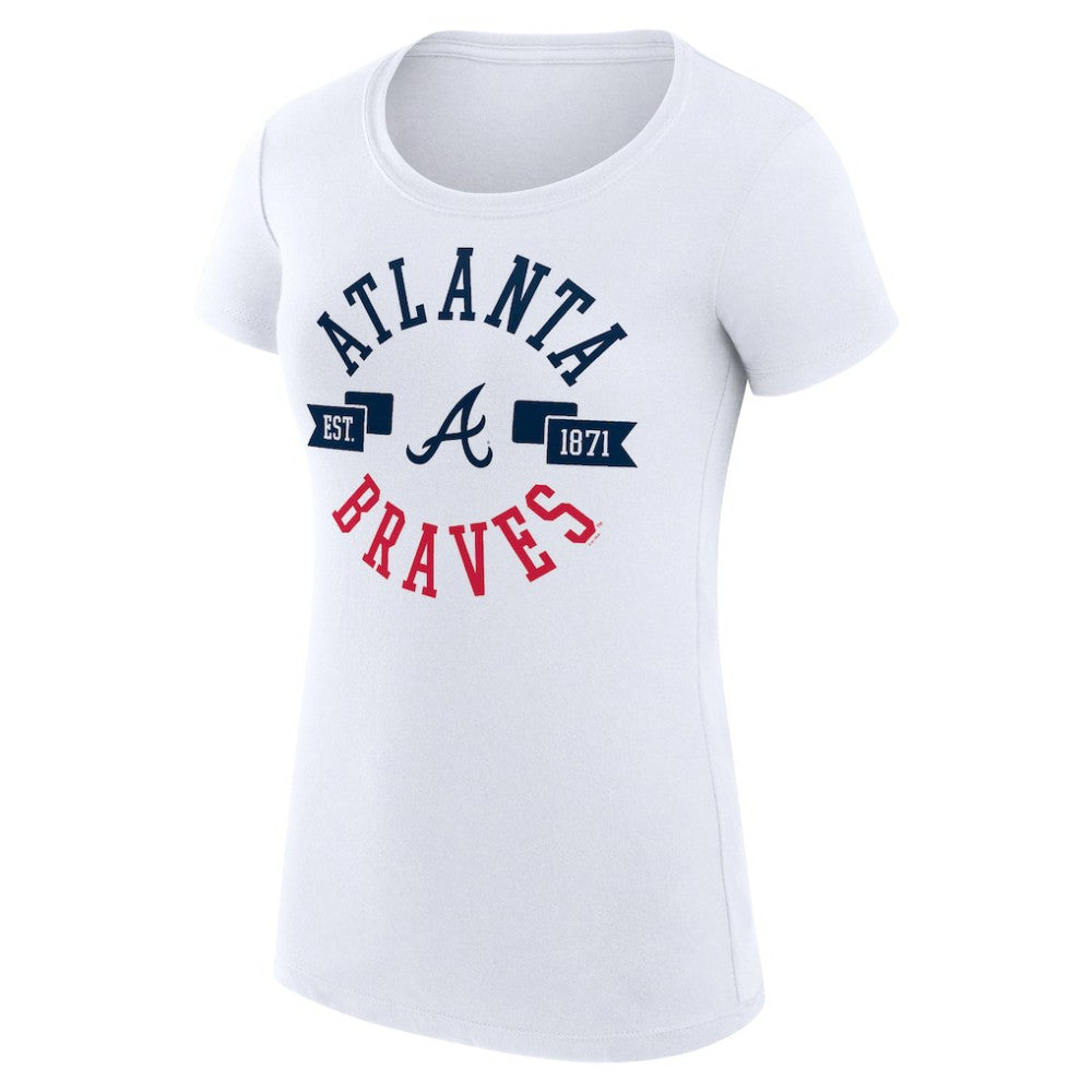 Atlanta Braves G-III 4Her by Carl Banks Women's Super-Slim Fit Lightweight City Graphic T-Shirt - MLB