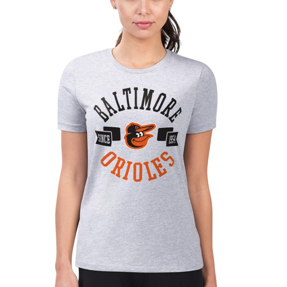 Baltimore Orioles G-III 4Her by Carl Banks Women's Super-Slim Fit Lightweight City Graphic T-Shirt - MLB