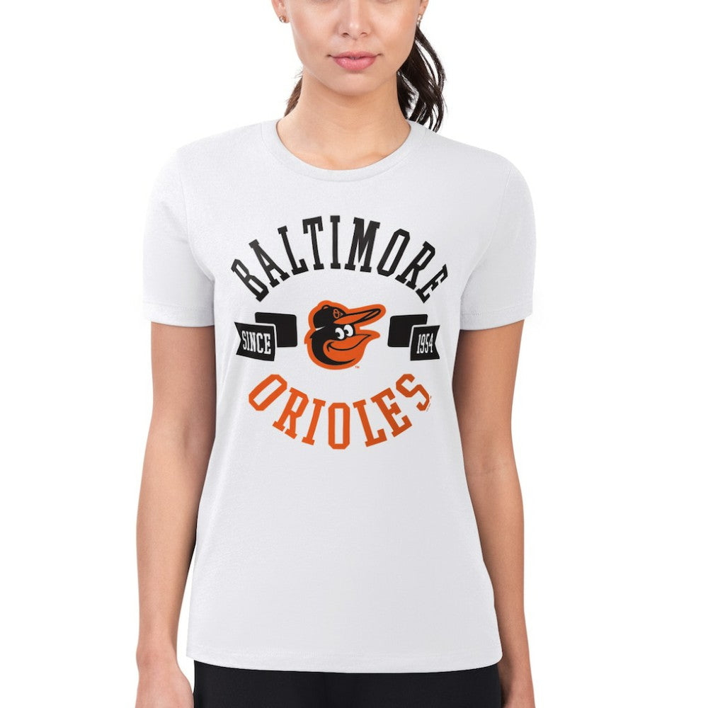 Baltimore Orioles G-III 4Her by Carl Banks Women's Super-Slim Fit Lightweight City Graphic T-Shirt - MLB