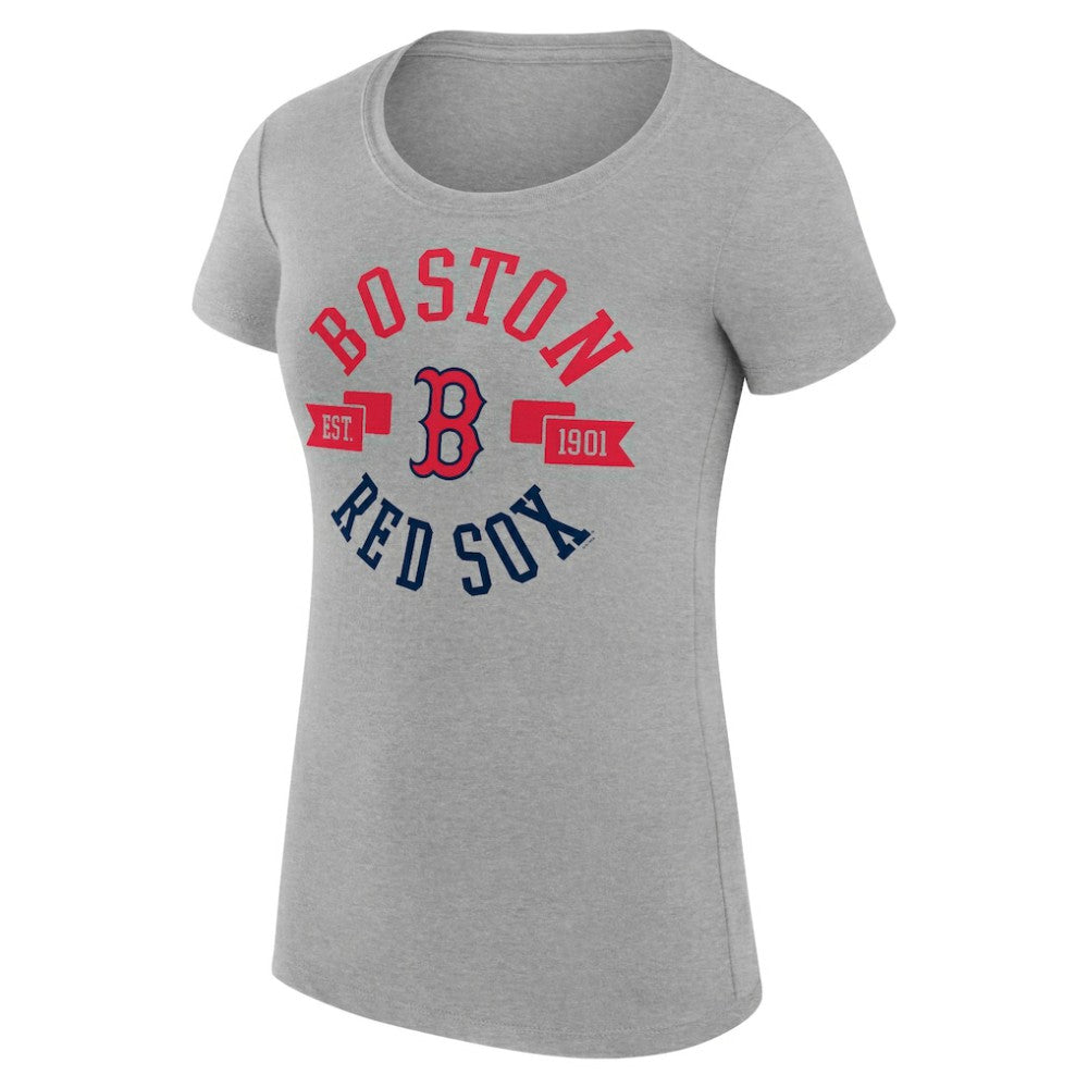 Boston Red Sox G-III 4Her by Carl Banks Women's Super-Slim Fit Lightweight City Graphic T-Shirt - MLB