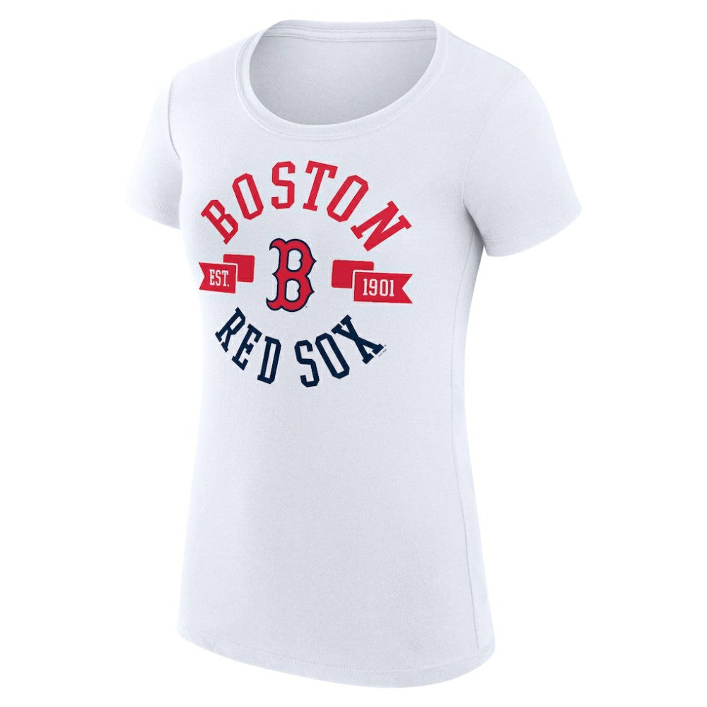 Boston Red Sox G-III 4Her by Carl Banks Women's Super-Slim Fit Lightweight City Graphic T-Shirt - MLB