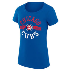 Chicago Cubs G-III 4Her by Carl Banks Women's Super-Slim Fit Lightweight City Graphic T-Shirt - MLB