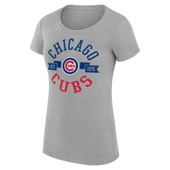 Chicago Cubs G-III 4Her by Carl Banks Women's Super-Slim Fit Lightweight City Graphic T-Shirt - MLB