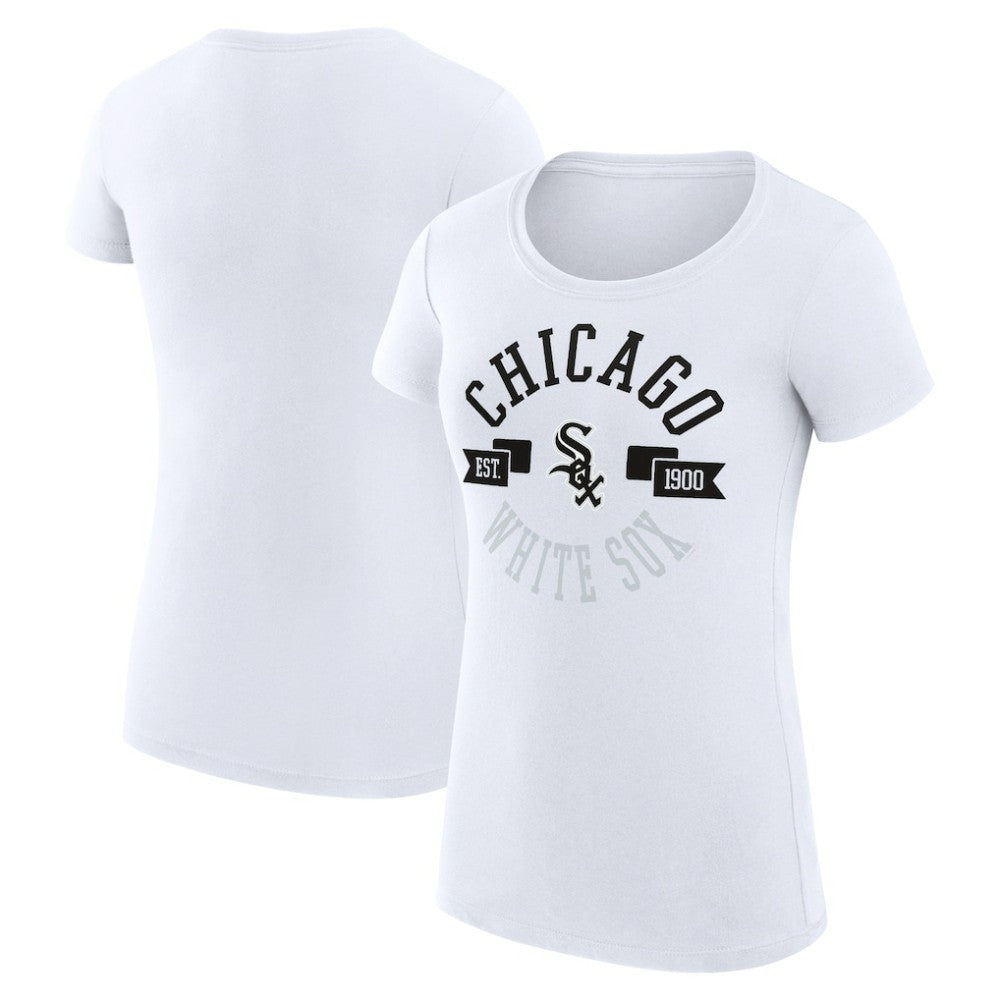 Chicago White Sox G-III 4Her by Carl Banks Women's Super-Slim Fit Lightweight City Graphic T-Shirt - MLB