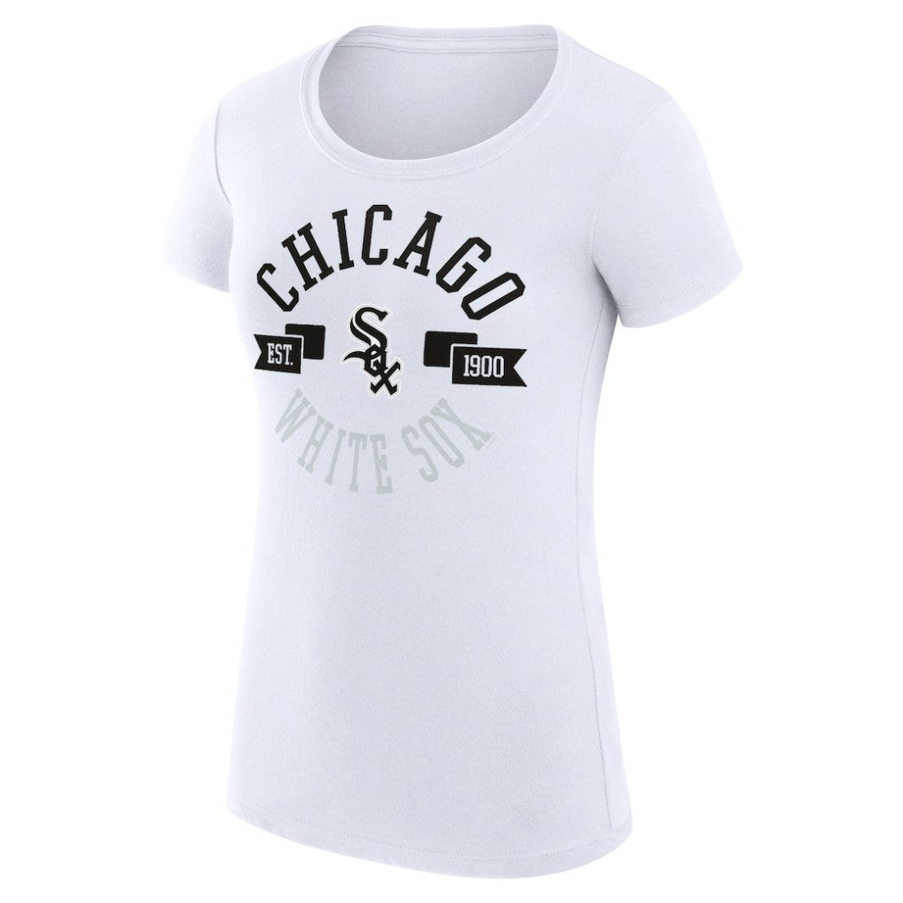 Chicago White Sox G-III 4Her by Carl Banks Women's Super-Slim Fit Lightweight City Graphic T-Shirt - MLB
