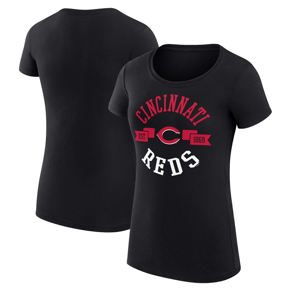 Cincinnati Reds G-III 4Her by Carl Banks Women's Super-Slim Fit Lightweight City Graphic T-Shirt - MLB