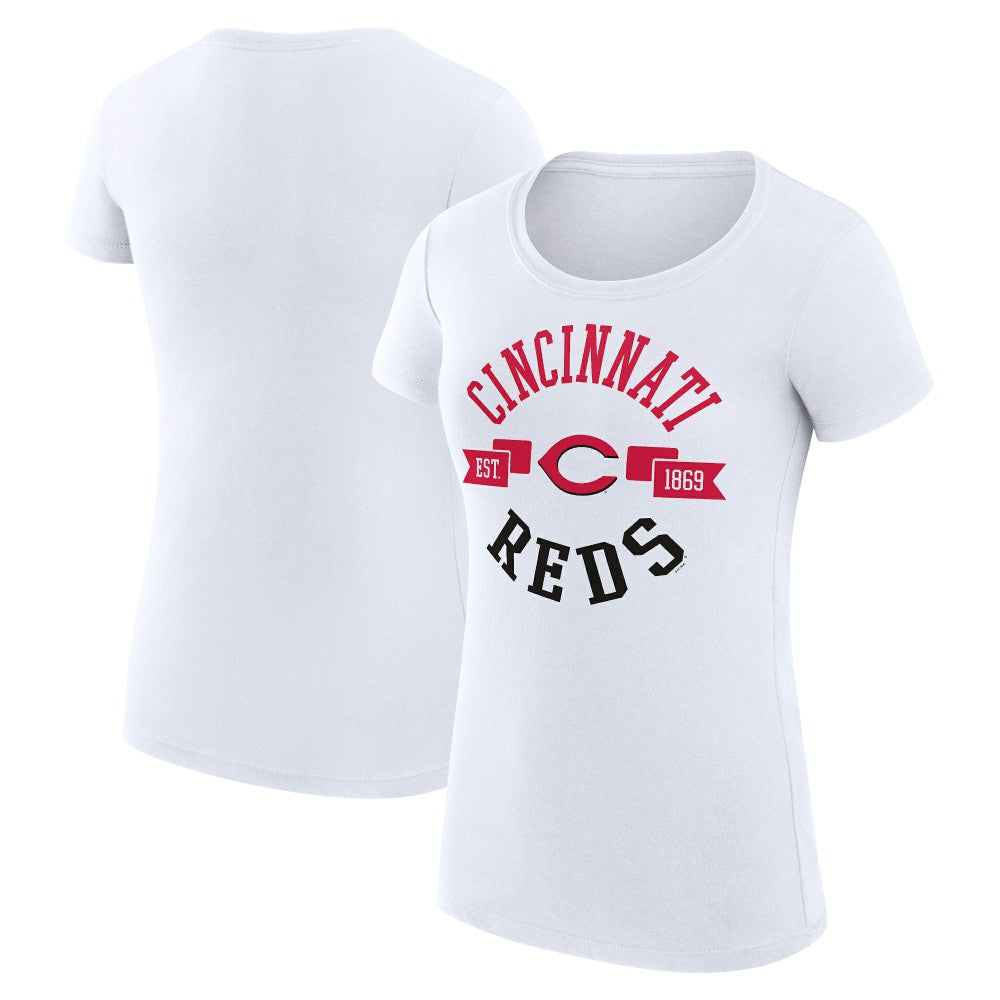 Cincinnati Reds G-III 4Her by Carl Banks Women's Super-Slim Fit Lightweight City Graphic T-Shirt - MLB