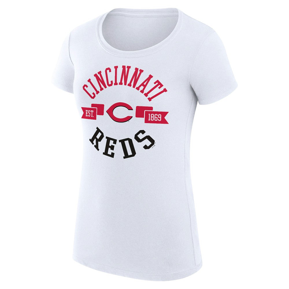 Cincinnati Reds G-III 4Her by Carl Banks Women's Super-Slim Fit Lightweight City Graphic T-Shirt - MLB