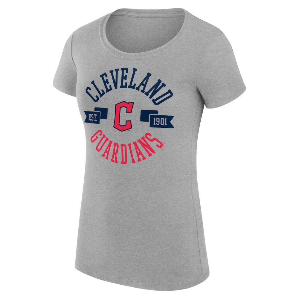 Cleveland Guardians G-III 4Her by Carl Banks Women's Super-Slim Fit Lightweight City Graphic T-Shirt - MLB