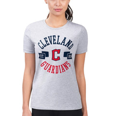 Cleveland Guardians G-III 4Her by Carl Banks Women's Super-Slim Fit Lightweight City Graphic T-Shirt - MLB
