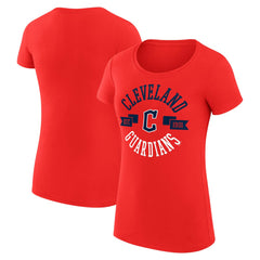 Cleveland Guardians G-III 4Her by Carl Banks Women's Super-Slim Fit Lightweight City Graphic T-Shirt - MLB