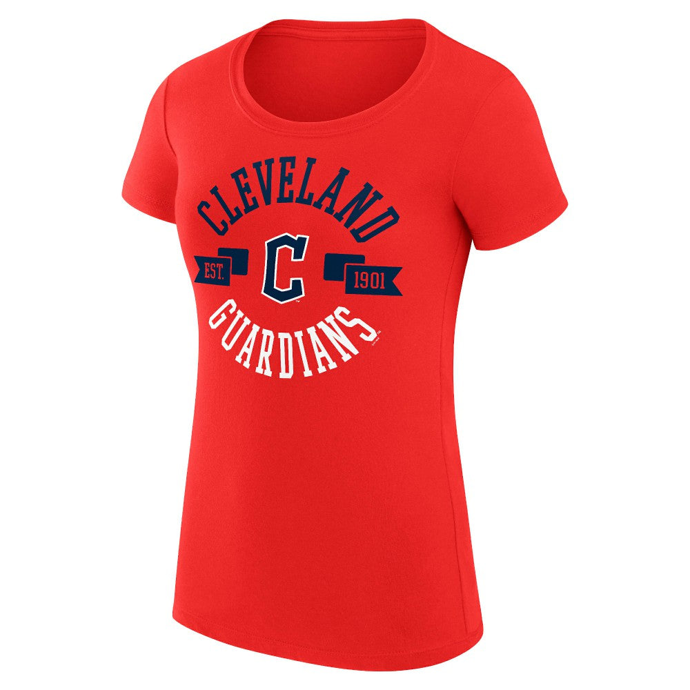 Cleveland Guardians G-III 4Her by Carl Banks Women's Super-Slim Fit Lightweight City Graphic T-Shirt - MLB
